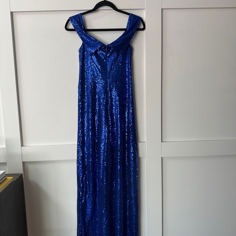 Stunning Blue Sequin Jumpsuit
